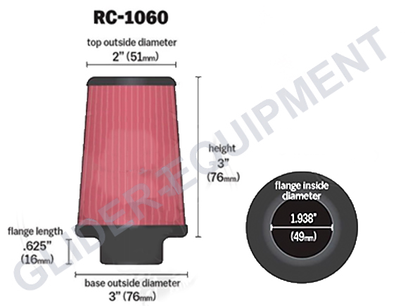 Solo/K&N airfilter [2500845/RC-1060]